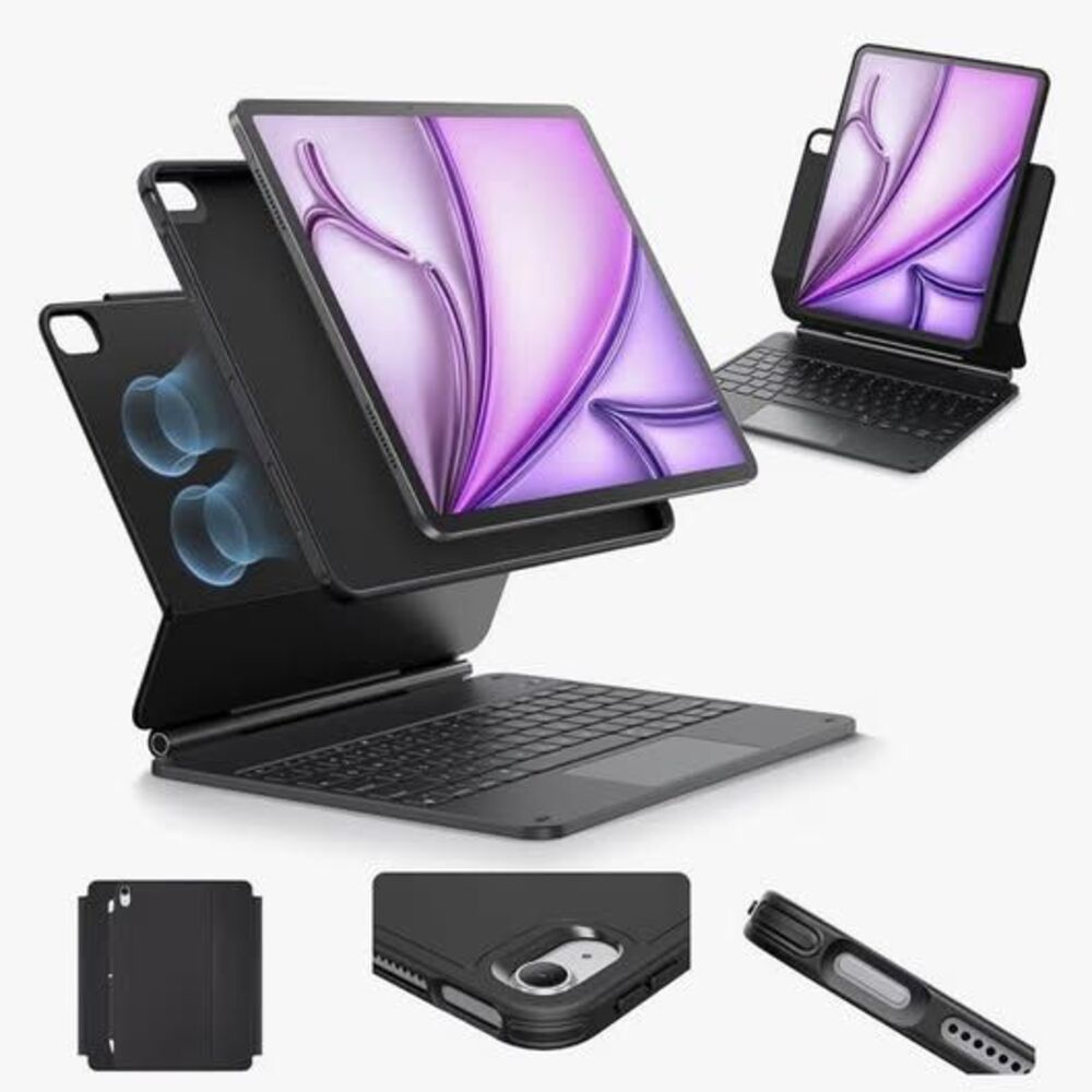 ESR Rebound Series Magnetic Keyboard Case 360 for iPad Air 13" Black